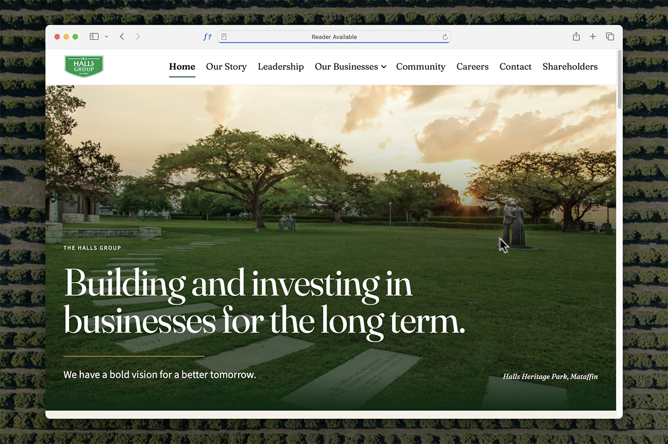 A new website for an old business
